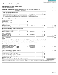 Form T1206 Tax on Split Income - Canada, Page 8