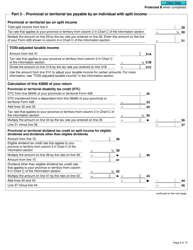Form T1206 Tax on Split Income - Canada, Page 9