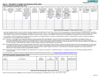 Form T1175 Farming - Calculation of Capital Cost Allowance (Cca) and Business-Use-Of-Home Expenses - Canada, Page 2