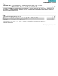 Form T1255 Designation of a Property as a Principal Residence by the Legal Representative of a Deceased Individual - Canada, Page 4