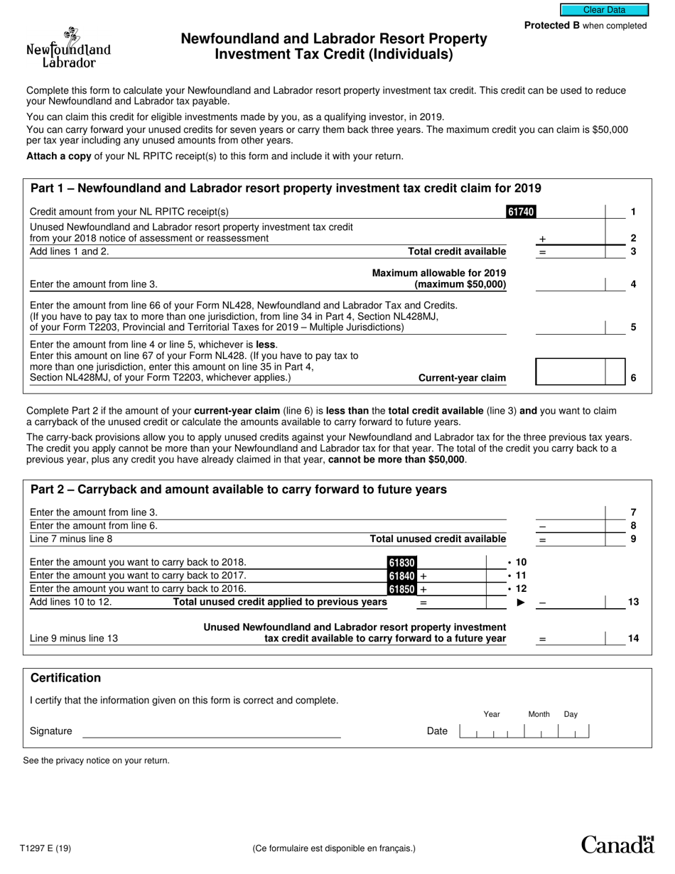Form T1297 Manitoba Book Publishing Tax Credit (Individuals) - Canada, Page 1