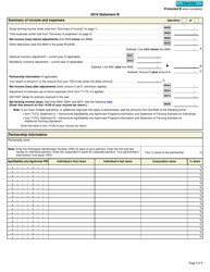 Form T1274 Statement B - Harmonized Agristability and Agriinvest Programs Information and Statement of Farming Activities for Additional Farming Operations - Canada, Page 3