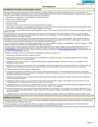 Form T1273 Statement a - Harmonized Agristability and Agriinvest Programs Information and Statement of Farming Activities for Individuals - Canada, Page 2
