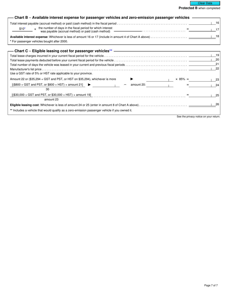Form T2042 Statement of Farming Activities - Canada, Page 7