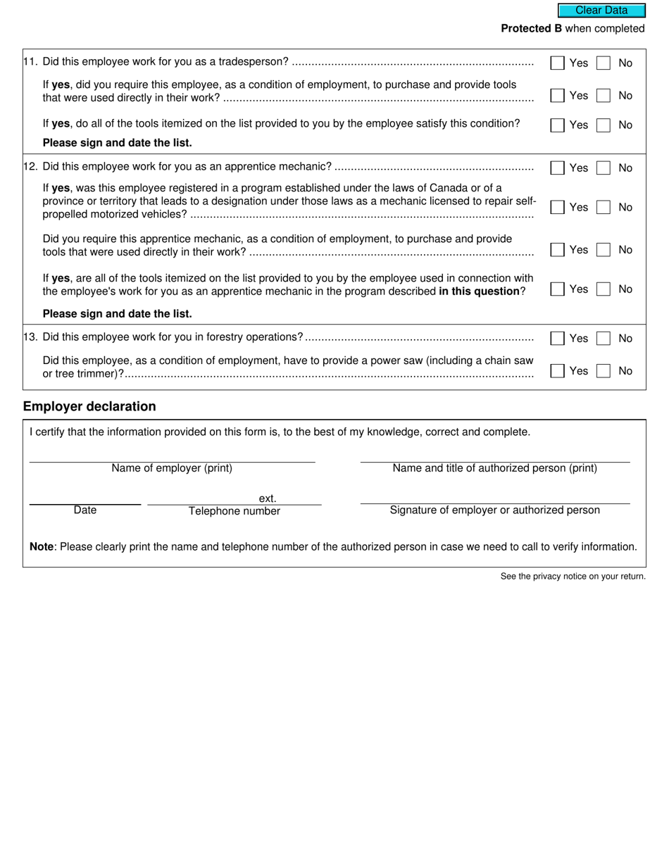 t2200 tax form