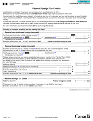 Form T2209 Federal Foreign Tax Credits - Canada, Page 3