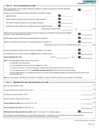 Form T2 Schedule 388 Manitoba Film and Video Production Tax Credit (2019 and Later Tax Years) - Canada, Page 4
