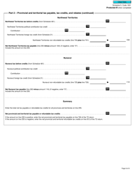 Form T2 Schedule 5 Tax Calculation Supplementary - Corporations (2019 and Later Tax Years) - Canada, Page 8