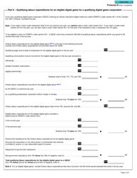 Form T2 Schedule 560 Ontario Interactive Digital Media Tax Credit (2019 and Later Tax Years) - Canada, Page 4