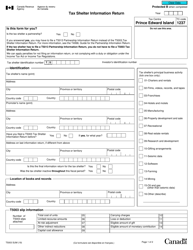 Form T5003 SUM Tax Shelter Information Return - Canada