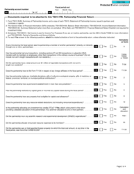 Form T5013 FIN Partnership Financial Return - Canada, Page 2