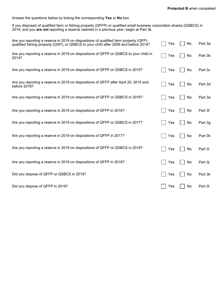 Form T657 Calculation of Capital Gains Deduction - Canada, Page 4