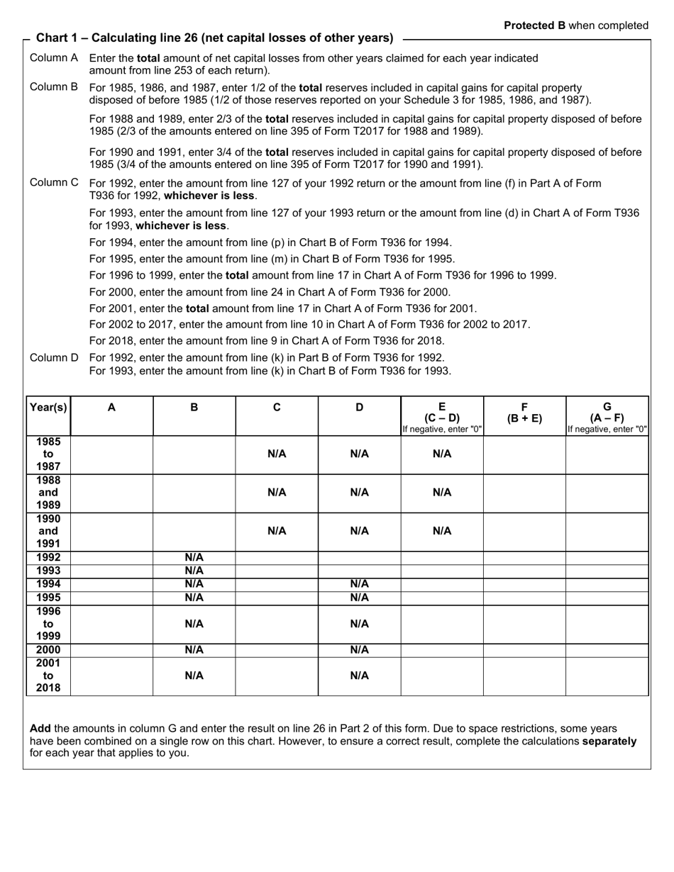 Form T657 Calculation of Capital Gains Deduction - Canada, Page 5