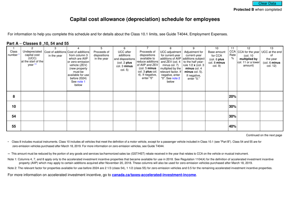 Form T777 Statement of Employment Expenses - Canada, Page 3