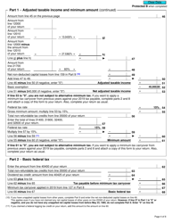 Form T691 Alternative Minimum Tax - Canada, Page 4