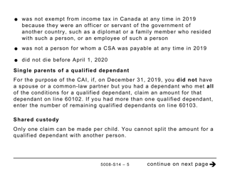Form 5008-S14 Schedule 14 Climate Action Incentive - Saskatchewan (Large Print) - Canada, Page 5