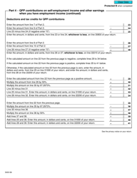 Form 5005-S8 Schedule 8 Quebec Pension Plan Contributions - Canada, Page 5