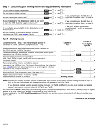 Form 5005-S6 Schedule 6 Canada Workers Benefit - Quebec - Canada, Page 2