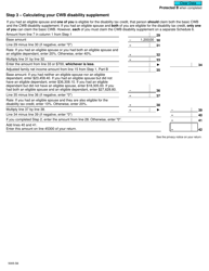 Form 5005-S6 Schedule 6 Canada Workers Benefit - Quebec - Canada, Page 5