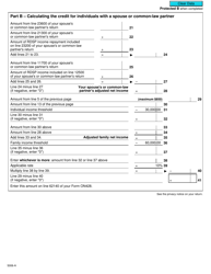 Form 5006-A Schedule ON428-A Low-Income Individuals and Families Tax Credit - Canada, Page 2