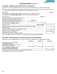 Form 5006-D Worksheet ON428 - Canada, Page 2