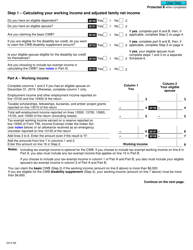 Form 5014-S6 Schedule 6 Canada Workers Benefit - Nunavut - Canada, Page 2