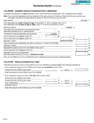 Form 5014-D Worksheet NU428 Nunavut - Canada, Page 3