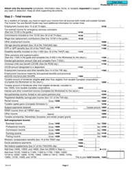 Form 5014-R Income Tax and Benefit Return - Nunavut - Canada, Page 3