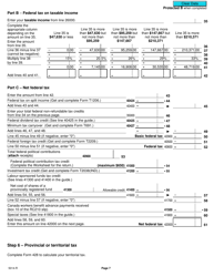 Form 5014-R Income Tax and Benefit Return - Nunavut - Canada, Page 7