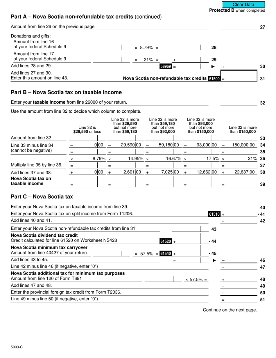 Form NS428 (5003-C) - 2019 - Fill Out, Sign Online and Download ...