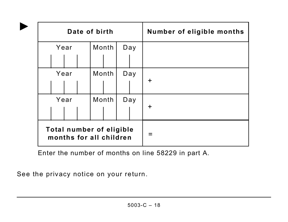 Form NS428 (5003-C) Nova Scotia Tax and Credits (Large Print) - Canada, Page 18