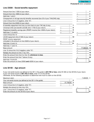 Form 5013-D1 Worksheet for the Return - Non-residents and Deemed Residents of Canada - Canada, Page 2