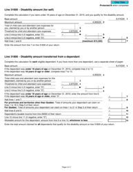 Form 5013-D1 Worksheet for the Return - Non-residents and Deemed Residents of Canada - Canada, Page 4