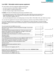 Form 5013-D1 Worksheet for the Return - Non-residents and Deemed Residents of Canada - Canada, Page 6