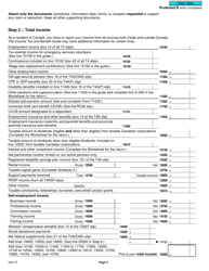 Form 5001-R Income Tax and Benefit Return - Newfoundland and Labrador - Canada, Page 3
