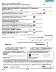 Form 5001-R Income Tax and Benefit Return - Newfoundland and Labrador - Canada, Page 8