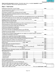 Form 5013-R Income Tax and Benefit Return for Non-residents and Deemed Residents of Canada - Canada, Page 3