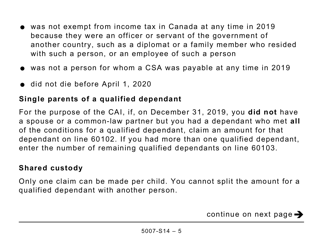 Form 5007-S14 Schedule 14 Climate Action Incentive - Manitoba (Large Print) - Canada, Page 5