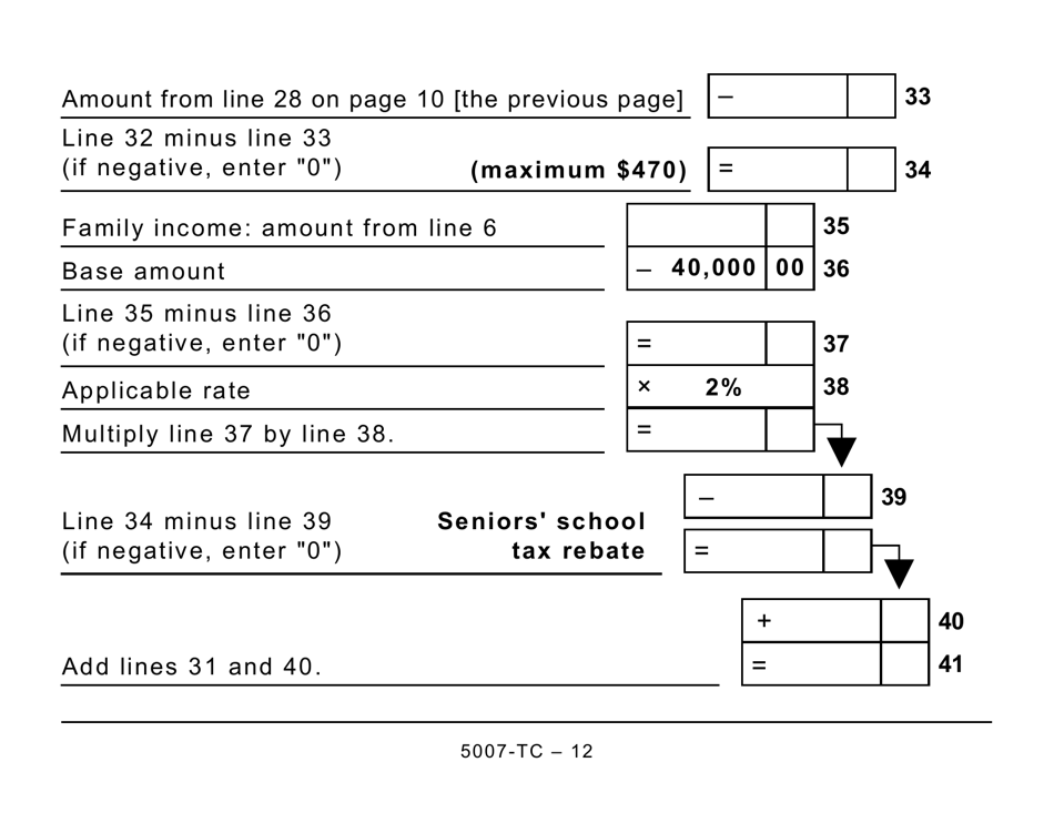 Form 5007-TC (MB479) Manitoba Credits (Large Print) - Canada, Page 12