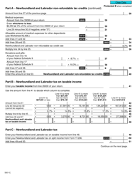 Form 5001-C (NL428) Newfoundland and Labrador Tax and Credits - Canada, Page 2