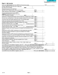 Form 5010-R Income Tax and Benefit Return - Canada (English/French), Page 4