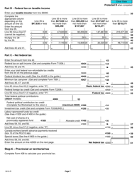 Form 5010-R Income Tax and Benefit Return - Canada (English/French), Page 7