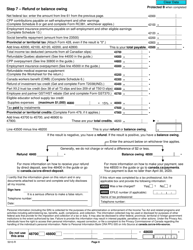 Form 5010-R Income Tax and Benefit Return - Canada (English/French), Page 8