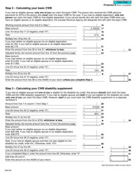 Form 5009-S6 Schedule 6 Canada Workers Benefit (For AB Only) - Canada, Page 4