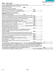 Form 5015-R Income Tax and Benefit Return - Alberta, Manitoba, Saskatchewan - Canada, Page 4