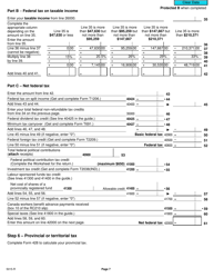 Form 5015-R Income Tax and Benefit Return - Alberta, Manitoba, Saskatchewan - Canada, Page 7