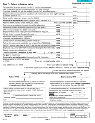 Form 5015-R Income Tax and Benefit Return - Alberta, Manitoba, Saskatchewan - Canada, Page 8