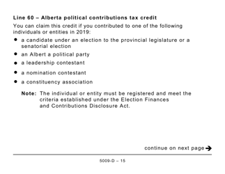 Form 5009-D Worksheet AB428 Alberta (Large Print) - Canada, Page 15