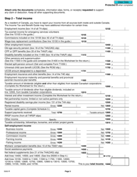 Form 5000-R Income Tax and Benefit Return - Canada, Page 3