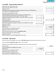 Form 5000-D1 Worksheet for the Return - Canada, Page 2